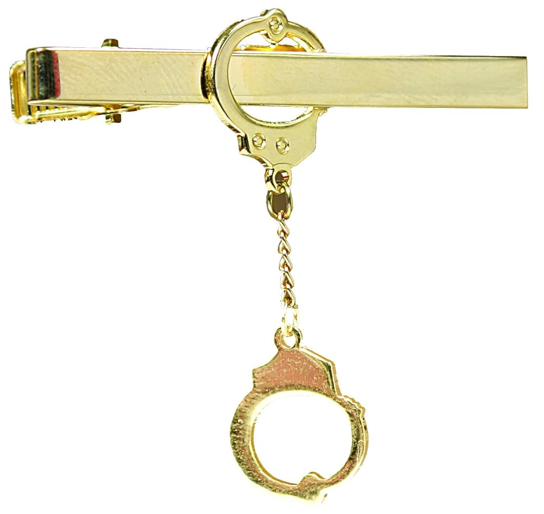 Amazon.com: First Class Handcuff Tie Clip - Brass : Clothing